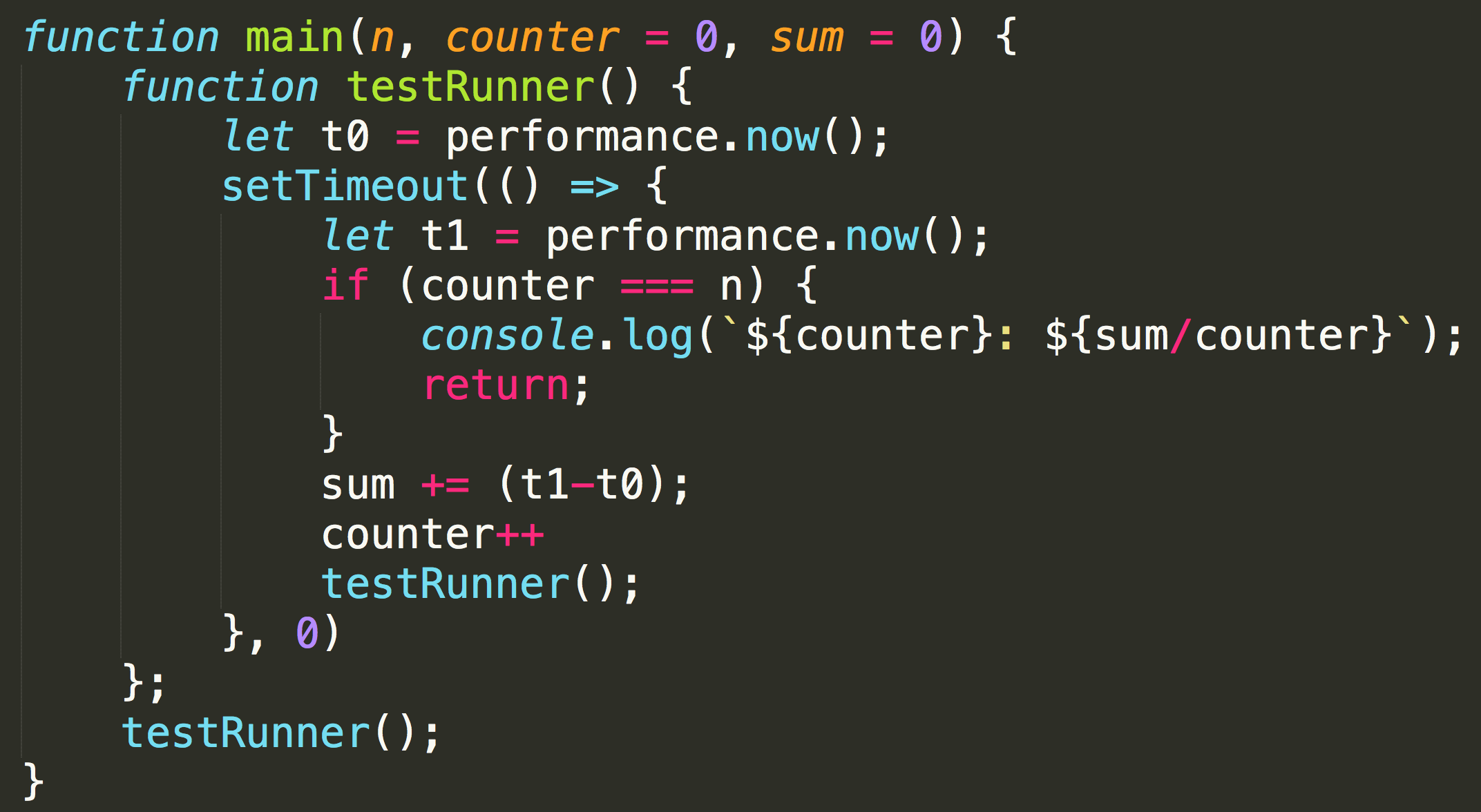 The curious case of performance testing setTimeout(0)