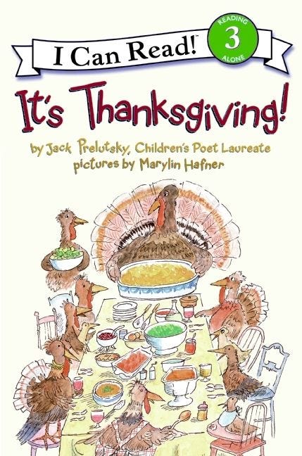 it’s thanksgiving by jack prelutsky