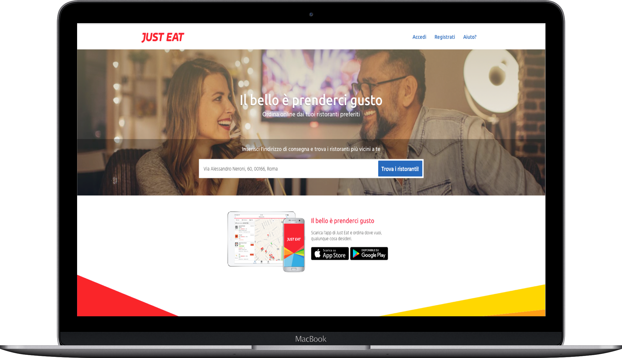 just eat website