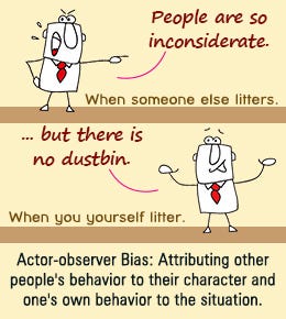 Actor Observer Bias Psychology Term Review 1 The Tíðr Of The Karl