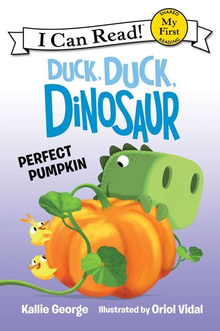 duck duck dinosaur perfect pumpkin by kallie george