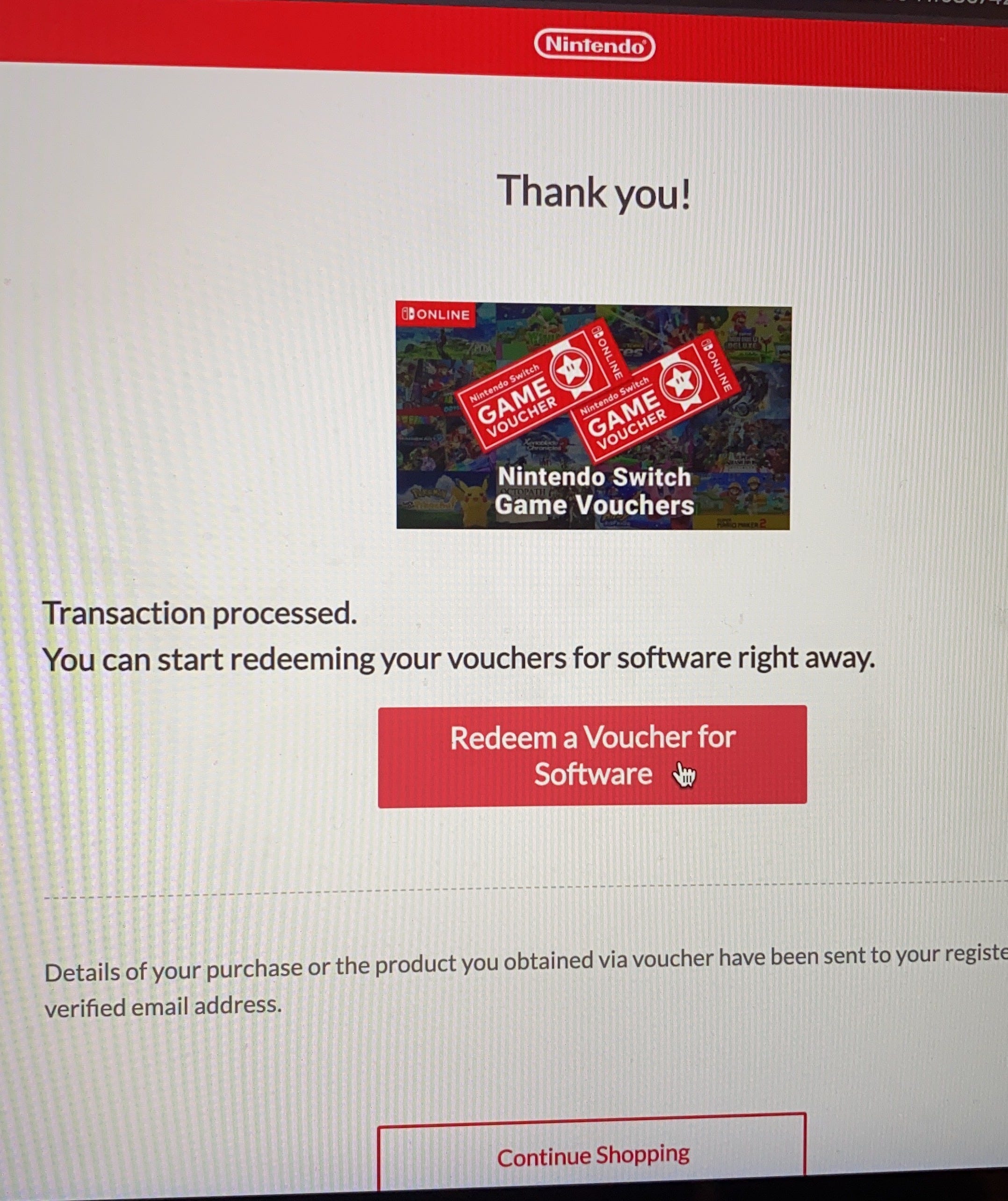 nintendo online voucher games