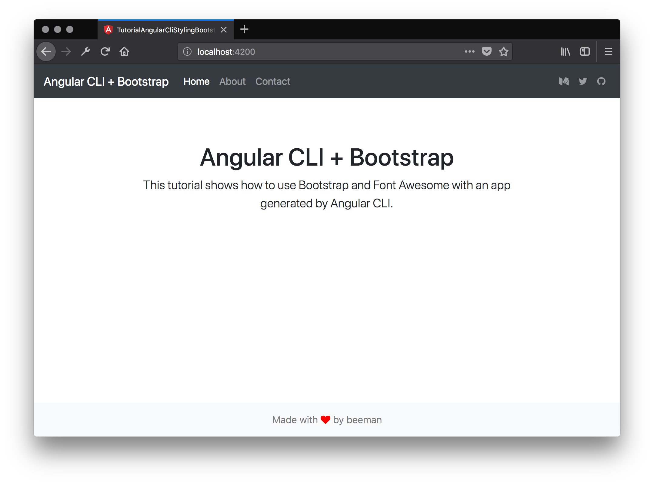 Download Tutorial Styling Angular Cli Apps With Bootstrap By Beeman Medium Yellowimages Mockups