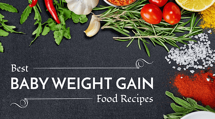 baby weight gain food