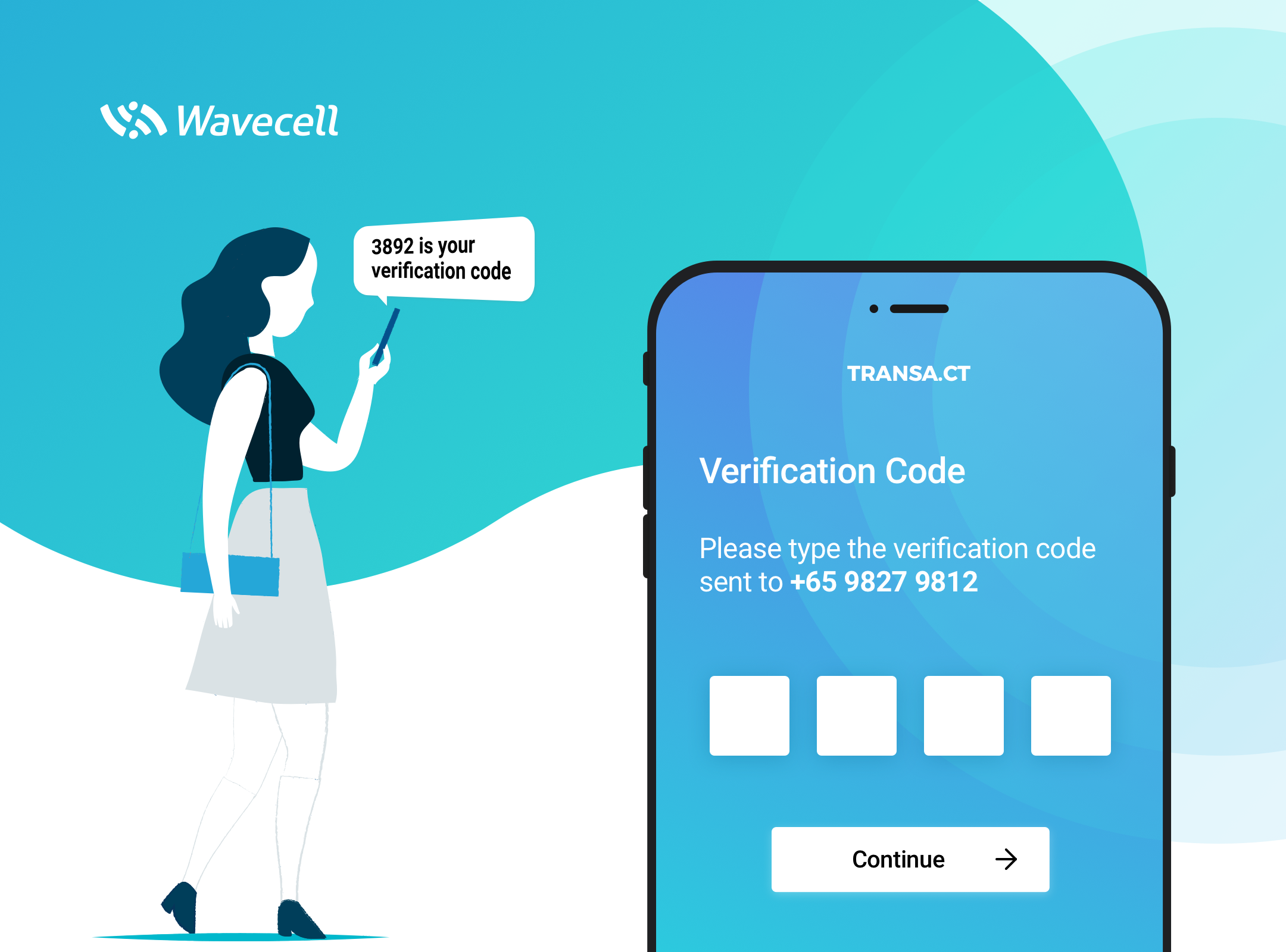 Automated Mobile Verification API for your Apps by Wavecell, an 8x8