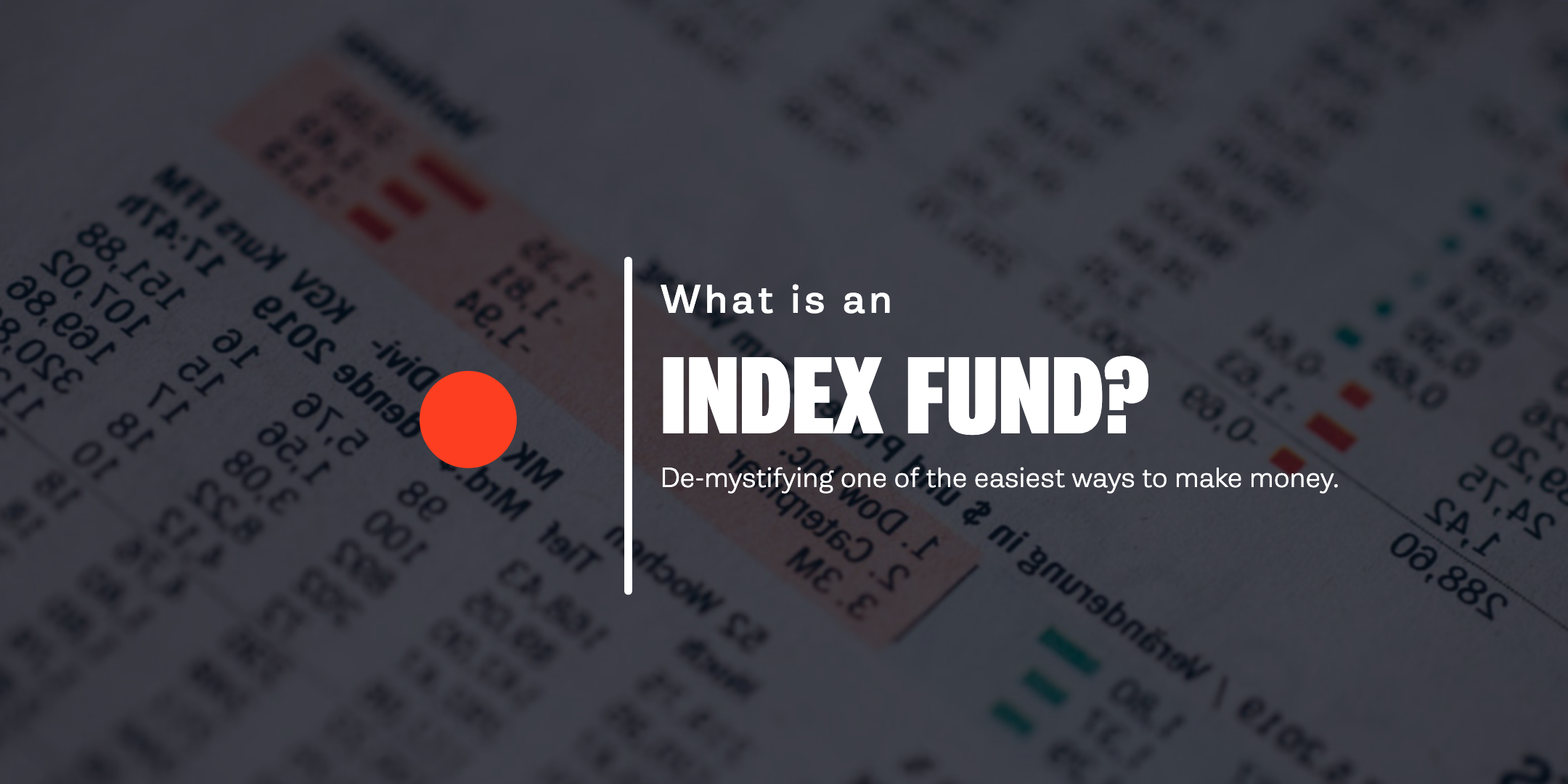 how do you actually make money from an index fund