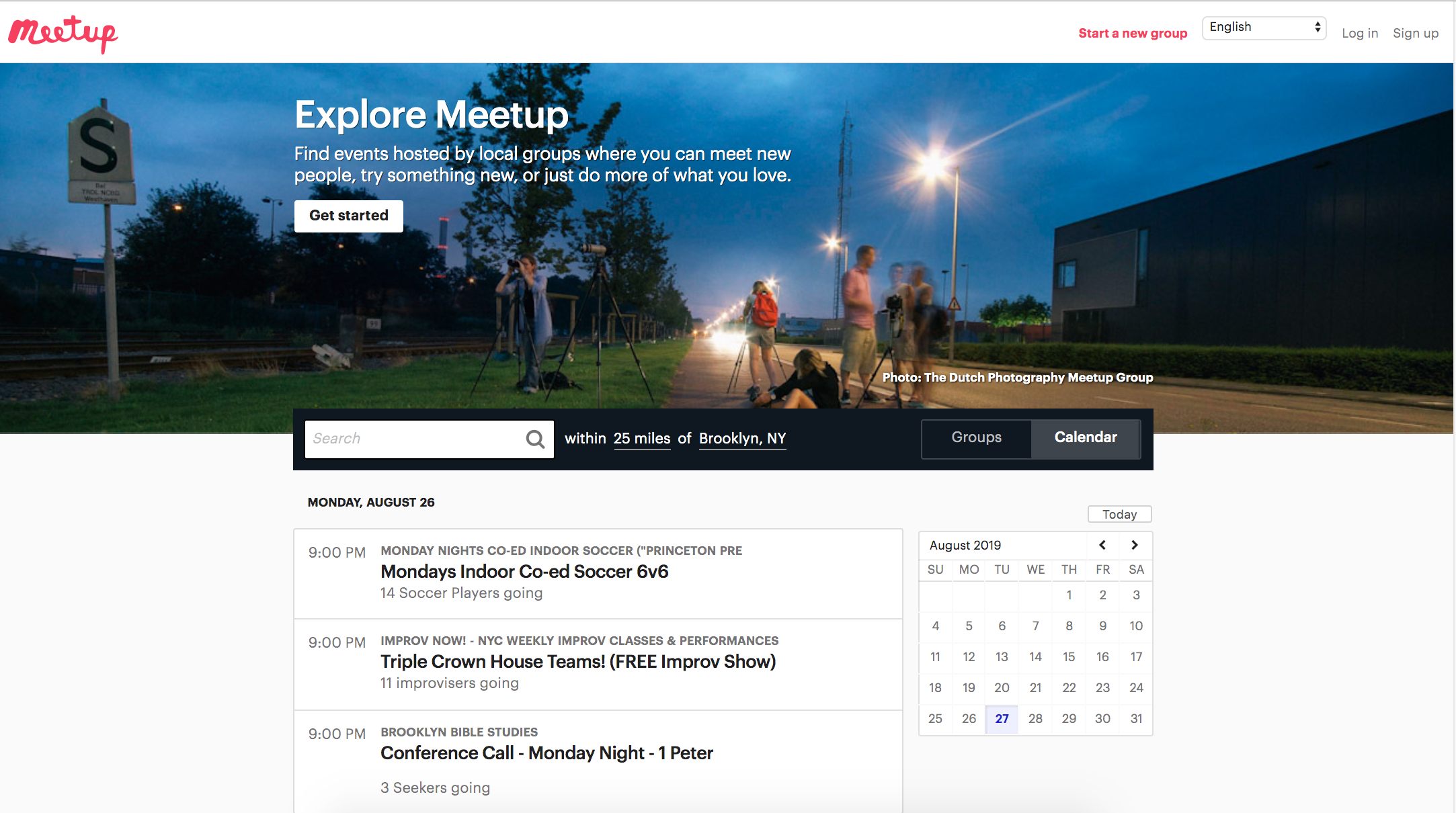 Meetup case study picture