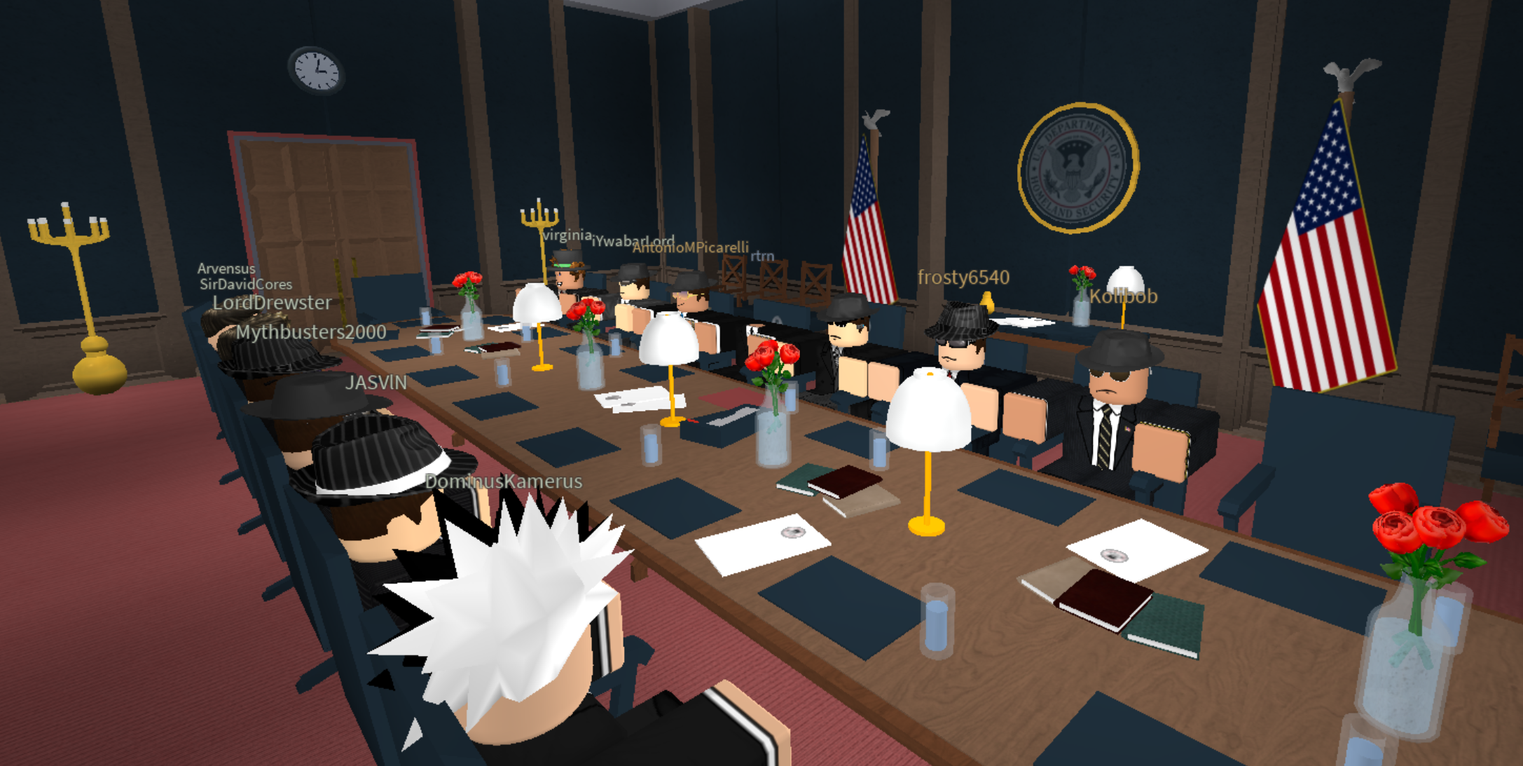 The First Meeting Of The Administration By Mrshibe The Department Of Homeland Security Medium - ri unit director roblox