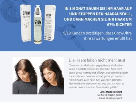 The Quality Of Hair Strands Become Better With Grow Ultra