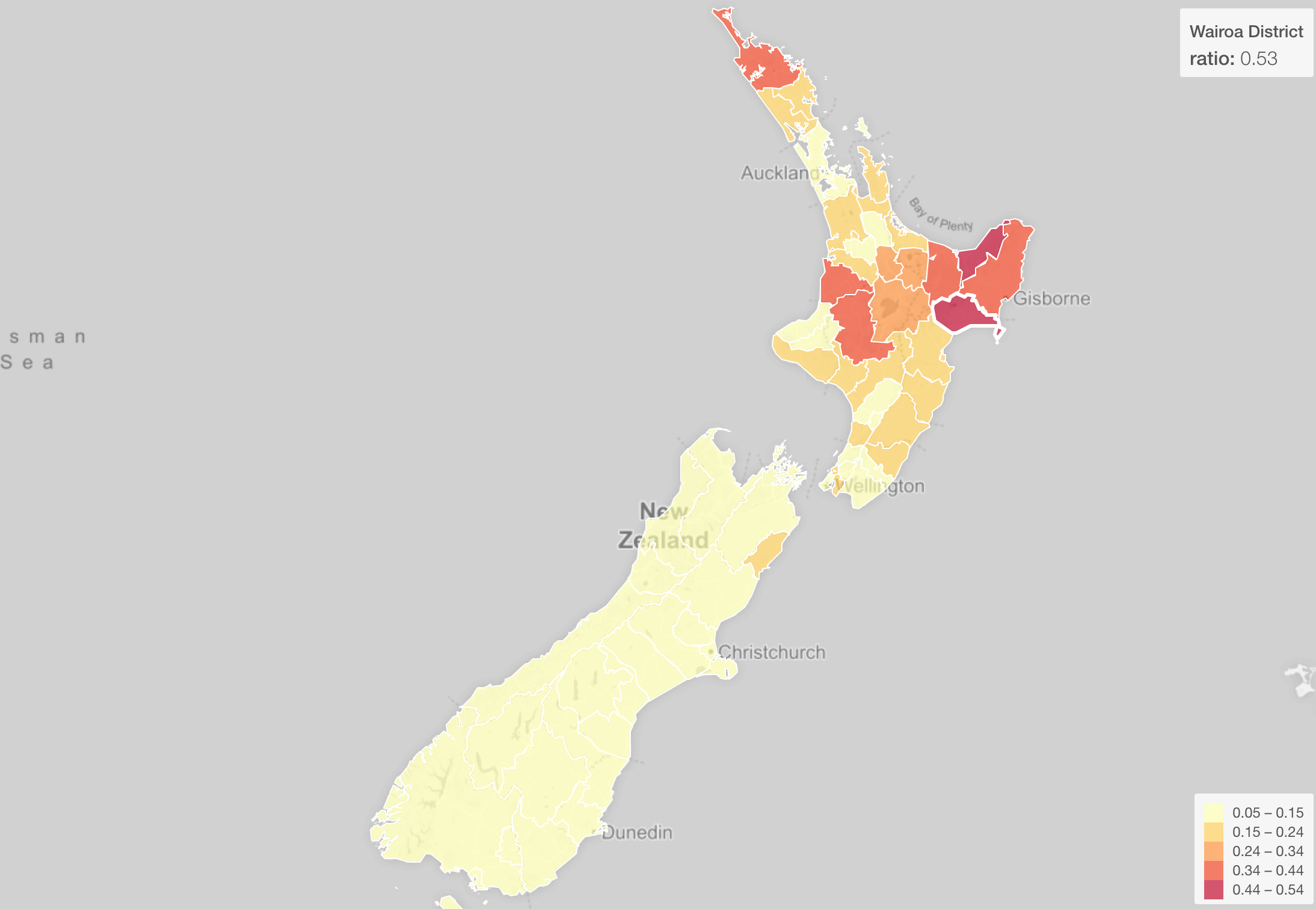 Where Minorities Live In New Zealand By Kan Nishida Learn Data Science