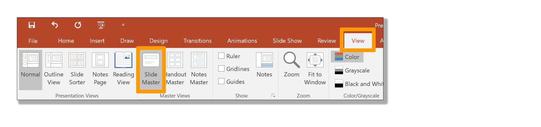 Design Ideas Greyed Out Powerpoint