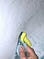 green sponge scrubbing