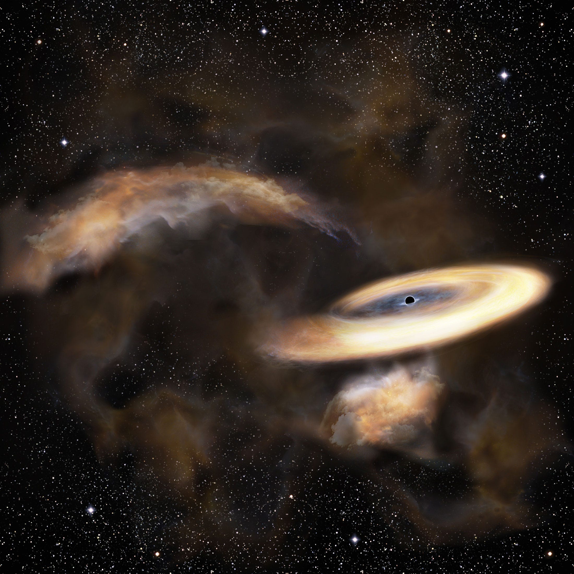 A Black Hole In Our Solar System Predict Medium