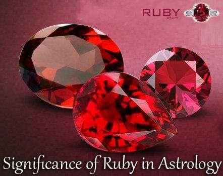 ruby stone for which planet