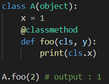 Python — How to use ‘@classmethod’? | by Cecile Liu | Medium