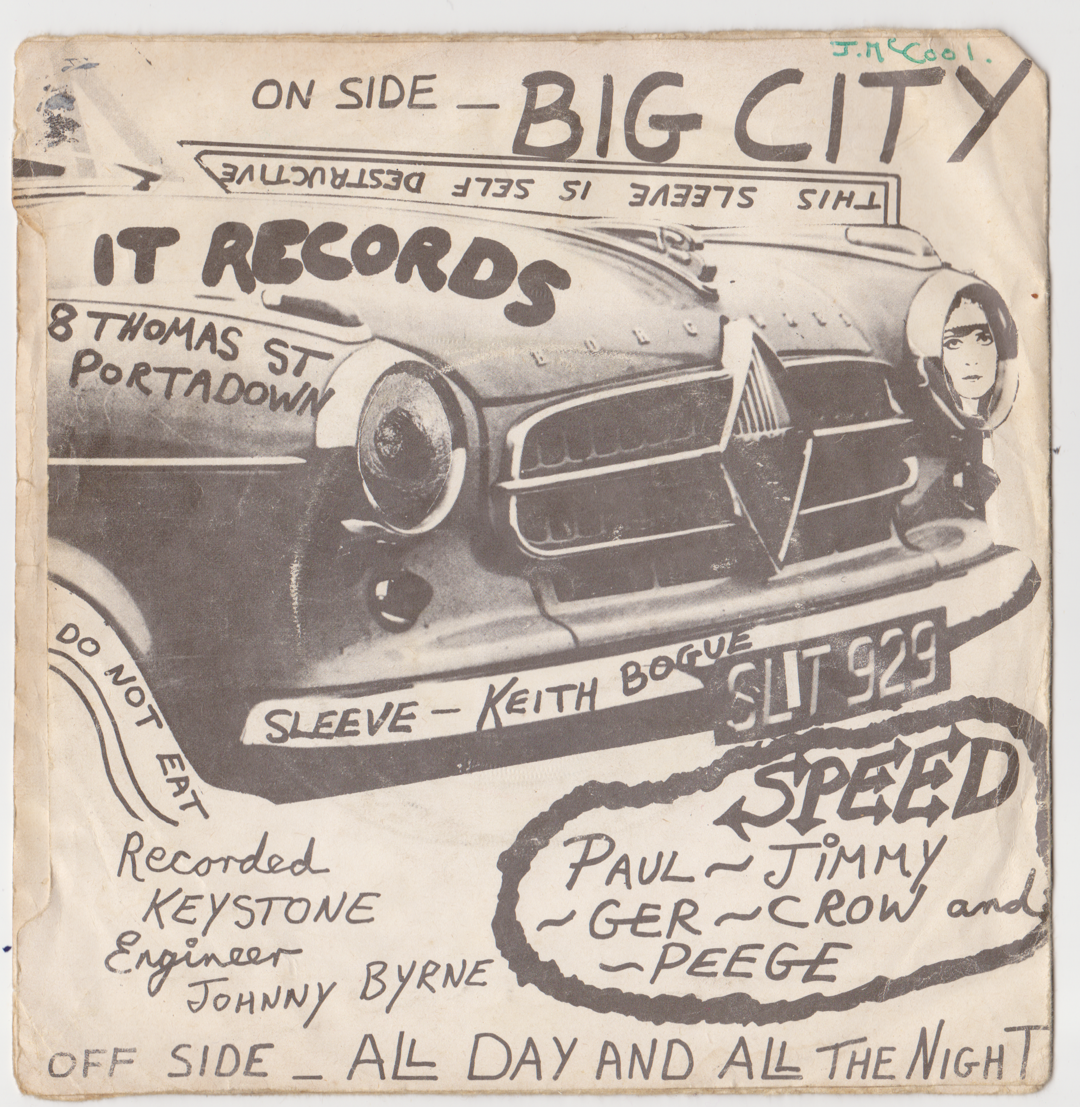 Primeval Punk Recordings From Northern Ireland 1 Big - 