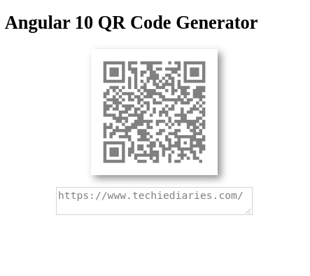 Build a QR Codes Generator with Angular 10 | by WebTutPro | Level Up Coding