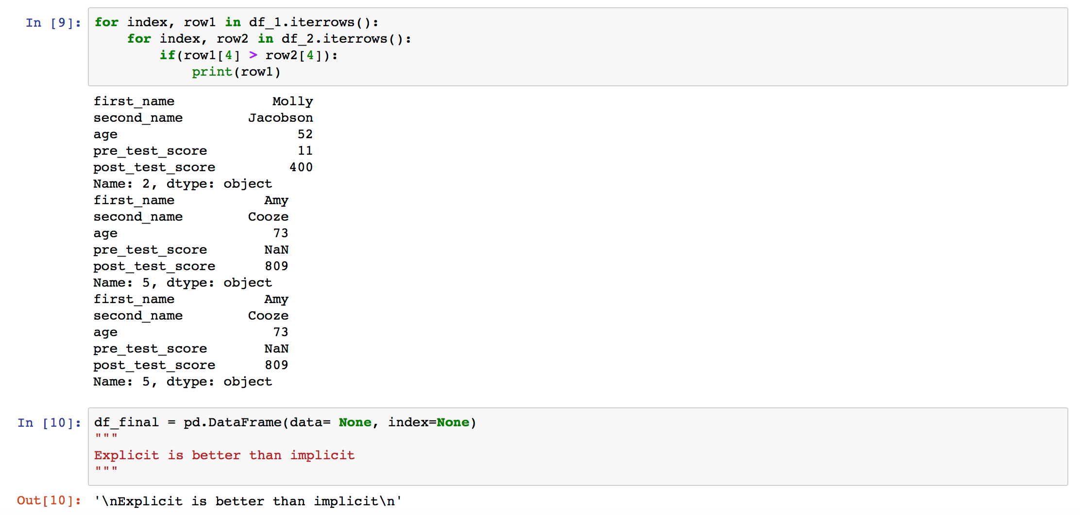 Comparing Data-frames in Python. I’ve been playing around with… | by ...