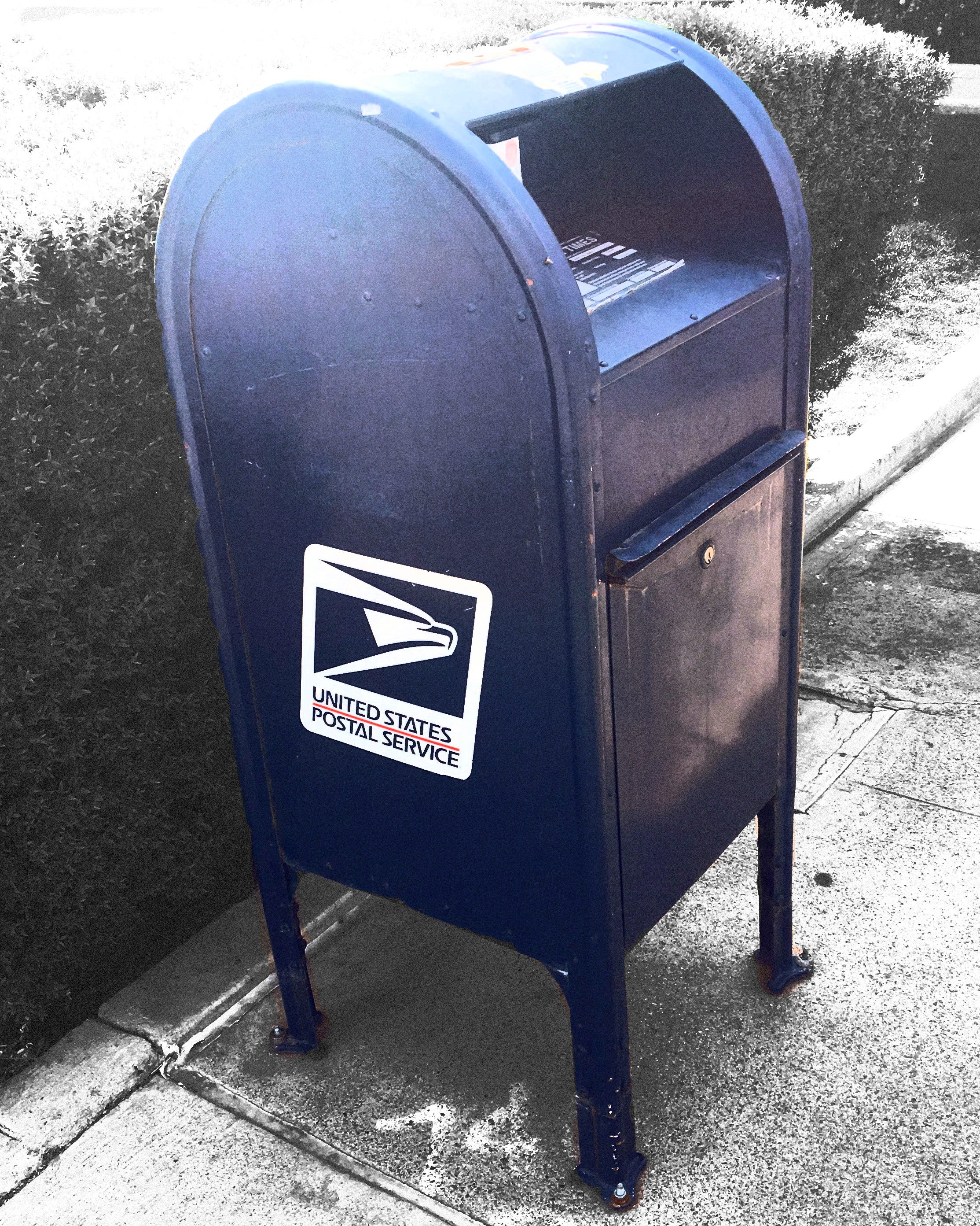 The Blue Mailbox Information About Usps Mailboxes You By Graham Bosch Piece Of String Medium