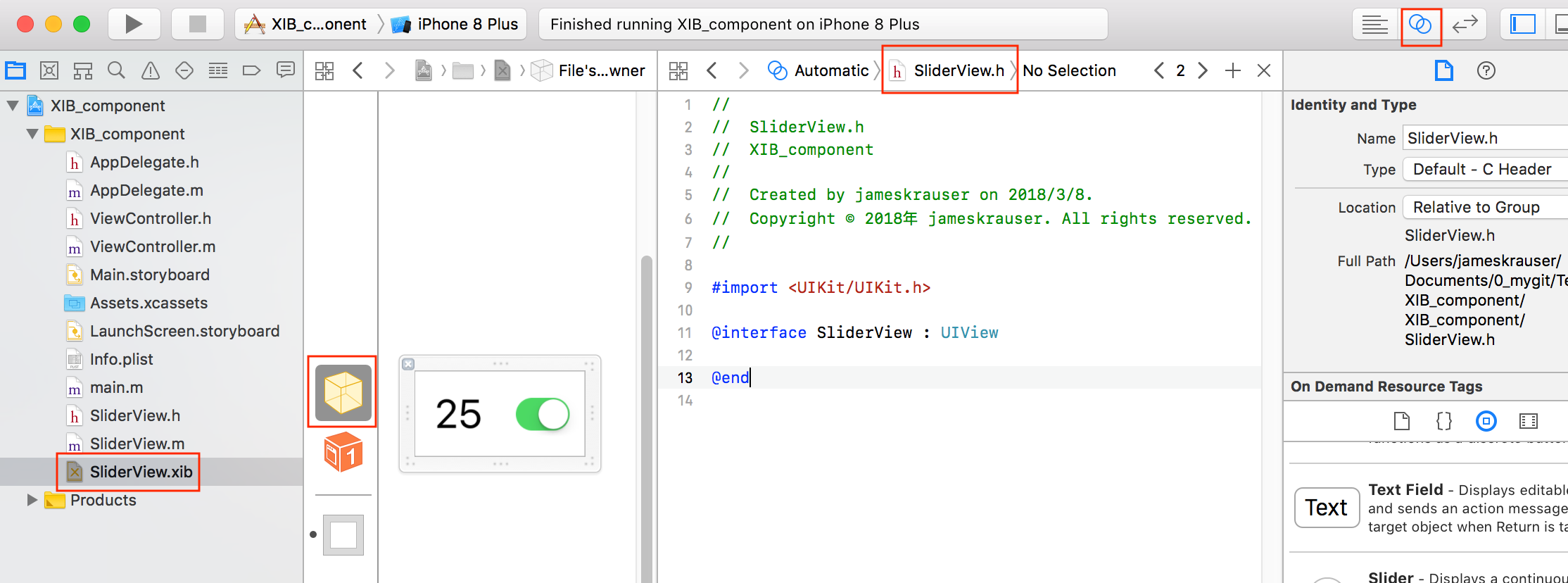 Memo Xib Custom Uiview From Xib File In Xcode 5 For Reusable Components Part 1 By Jameskrauser Lee Medium