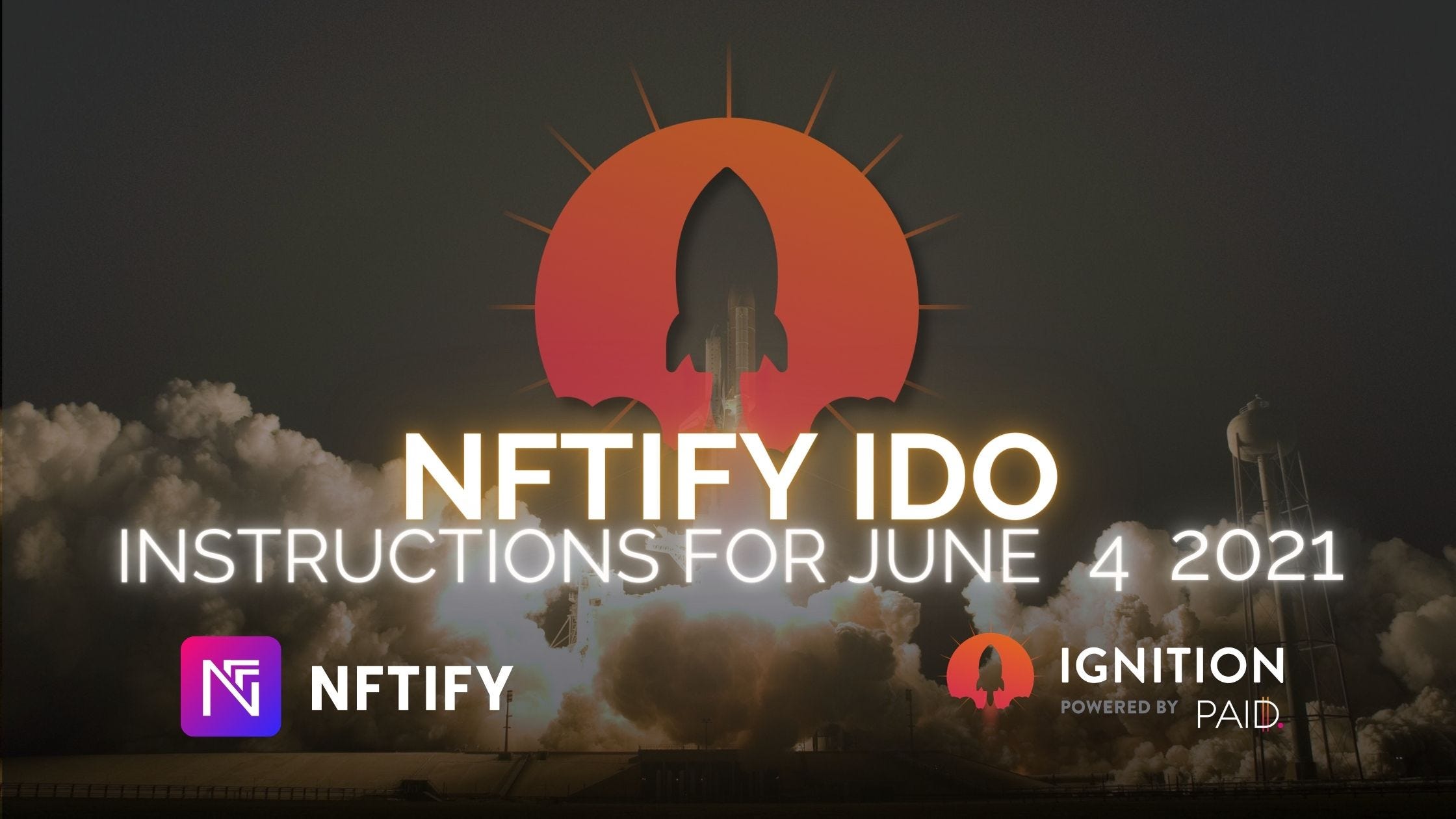 NFTify talimatları Ateşleme IDO