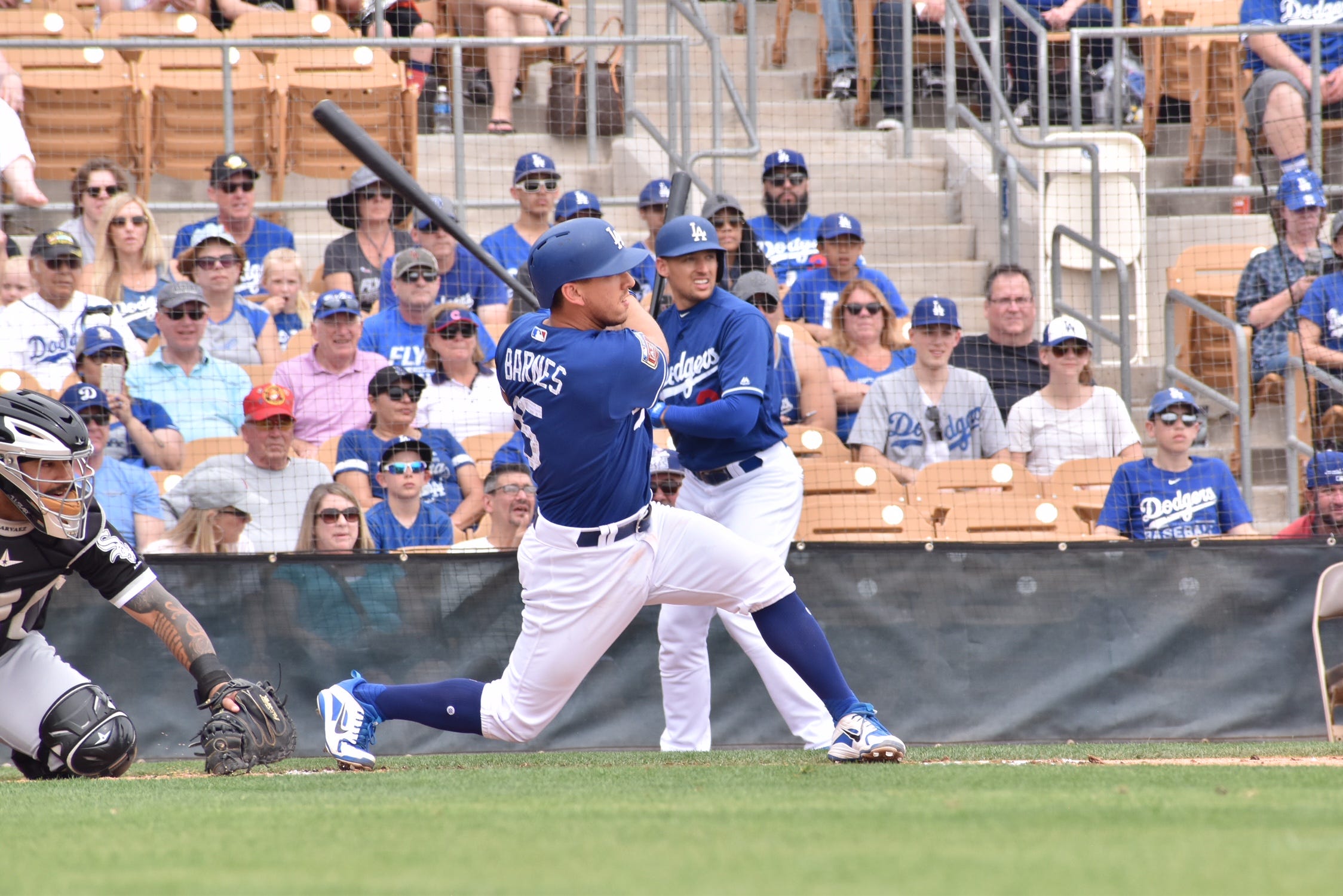 Barnes Joins The Power Club As Dodgers Wrap Up Play In Arizona