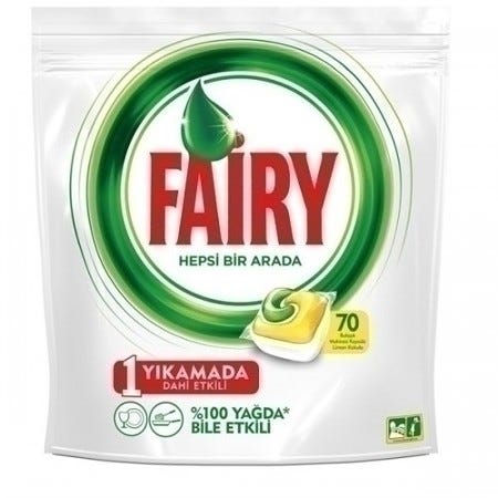 Fairy 70 Adet Bulasik Makinesi Deterjani Kapsulu 70 Tablet By Ozdemir Ozdemir Medium