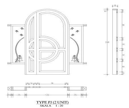 Wooden Door Detail Autocad Drawing Of Wooden Door Detail By Autocad Files Medium