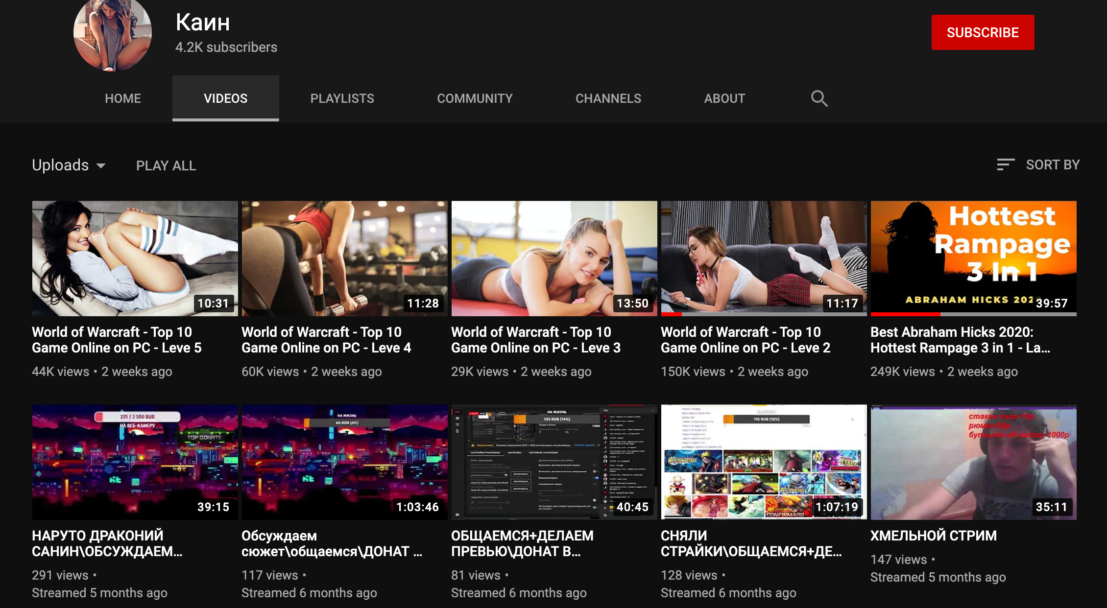 Porn Channels On Youtube