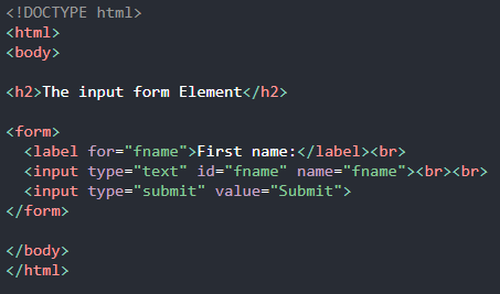 Creating a Form Page using HTML. what is HTML form? | by Naghma Alam |  Medium