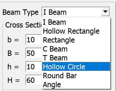 Beam Section 2