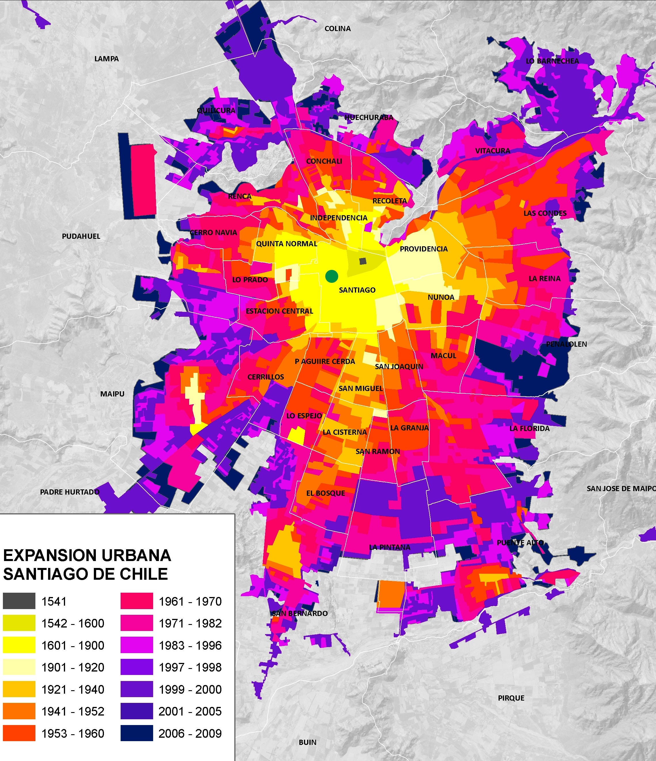 Four maps to better understand Santiago by Patricio Contreras Connecting Cities Medium