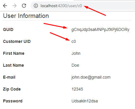 User Infor User Infor