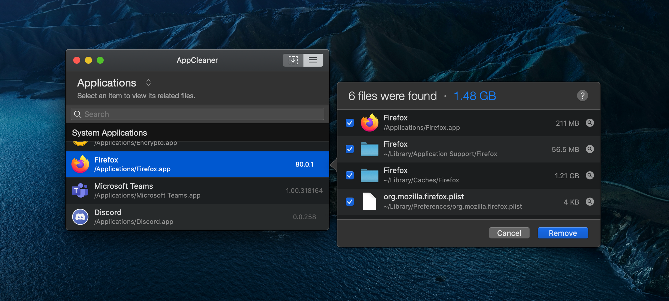 freemacsoft appcleaner