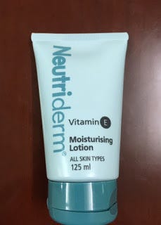 neutriderm face moisturizer