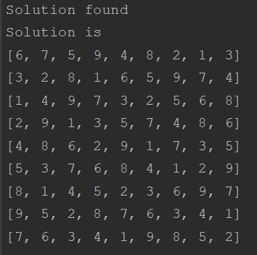 Wrote a Python script to solve Sudoku with an algorithm : r/Python