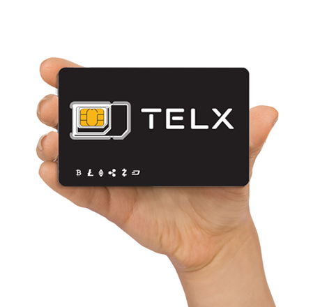 TELX debit card image