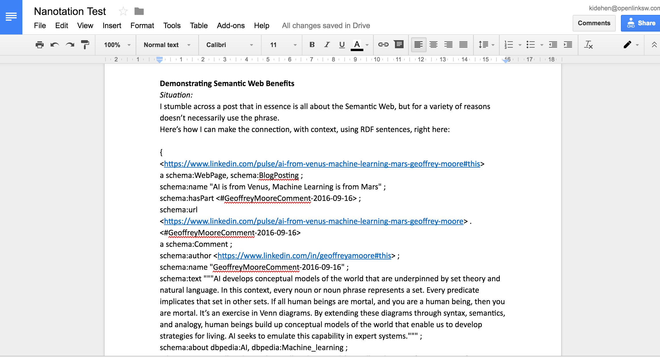 Data DeSilofication, using combined power of RDF Language & Nanotation by Kingsley Uyi