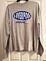 Liverpool in Paris long sleeved T shirt in grey with blue logo saying Liverpool on the front.