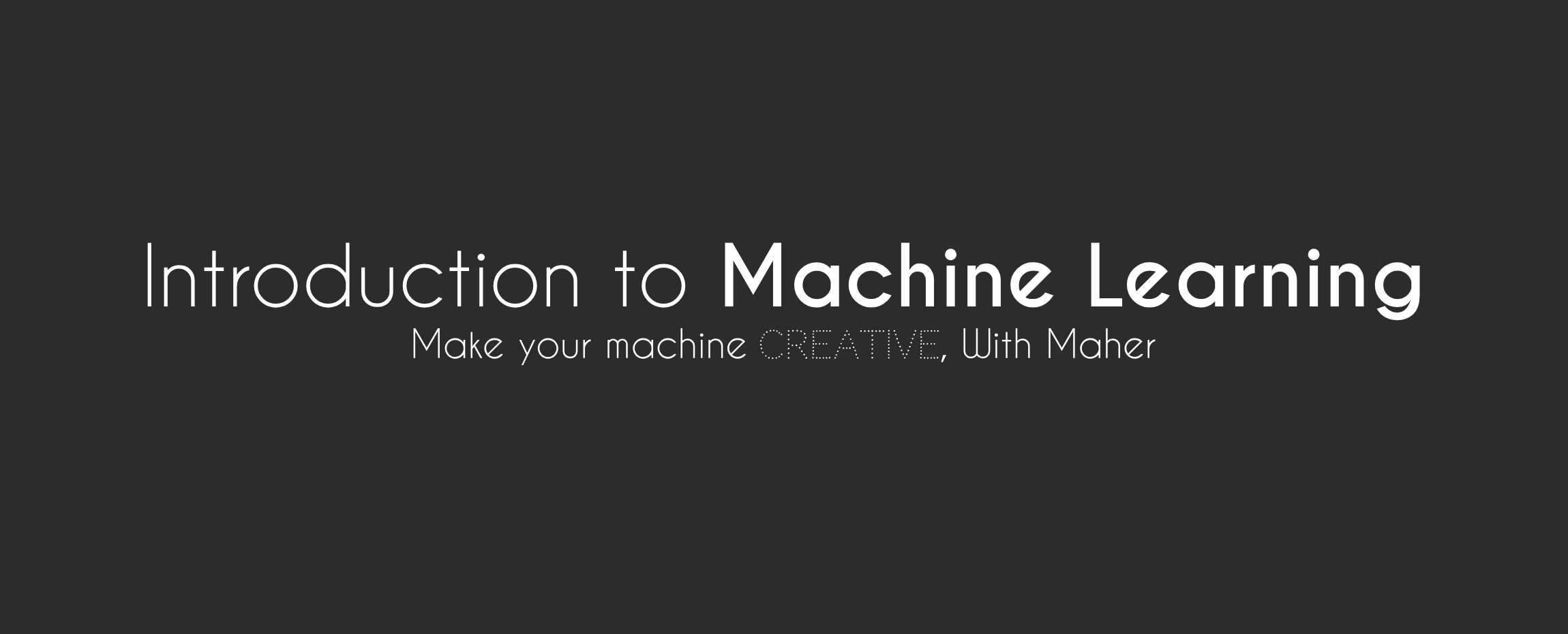 machine learning today