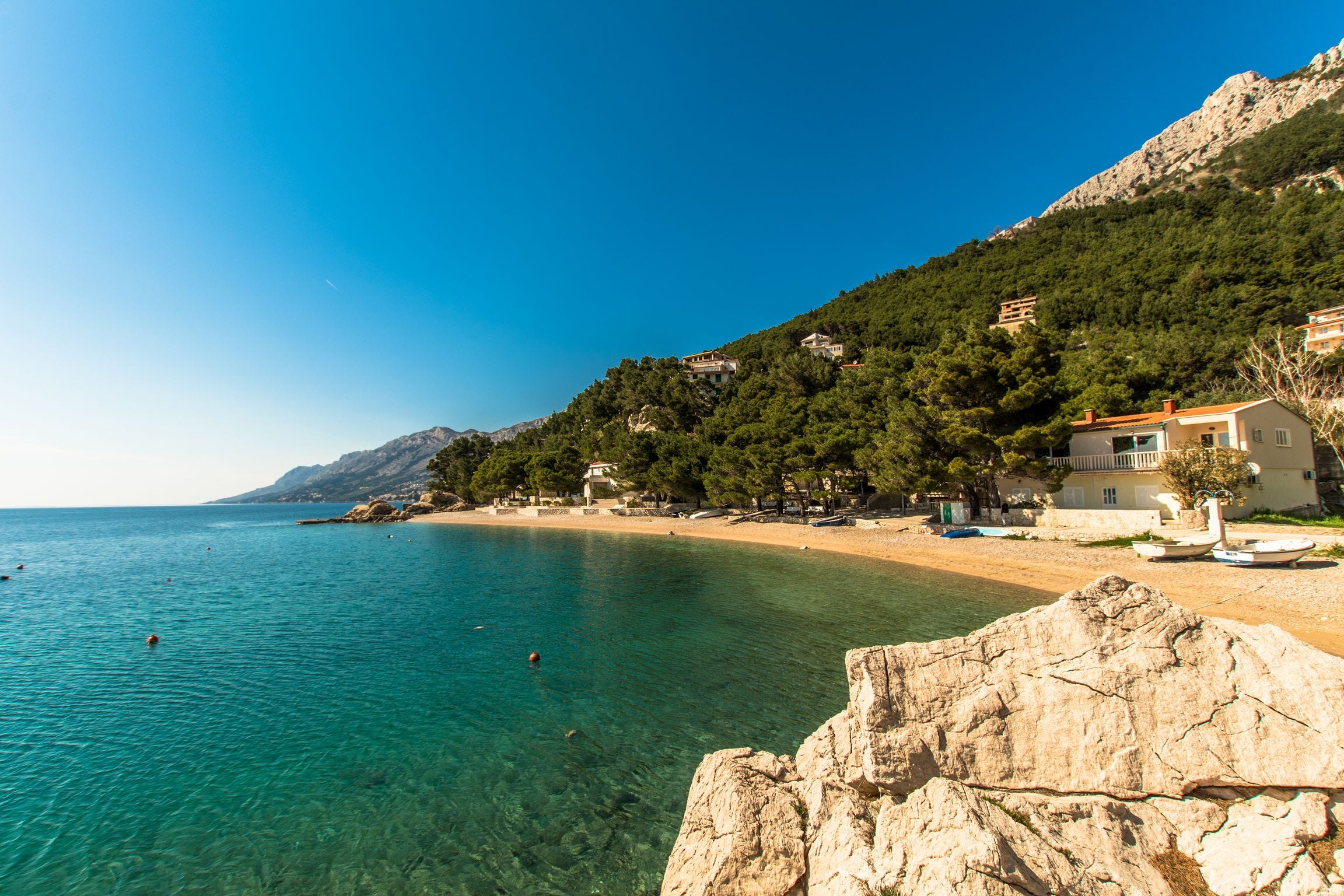 Beach Makarska Riviera Brela / Croatia | by GoToAdria Travel | Medium