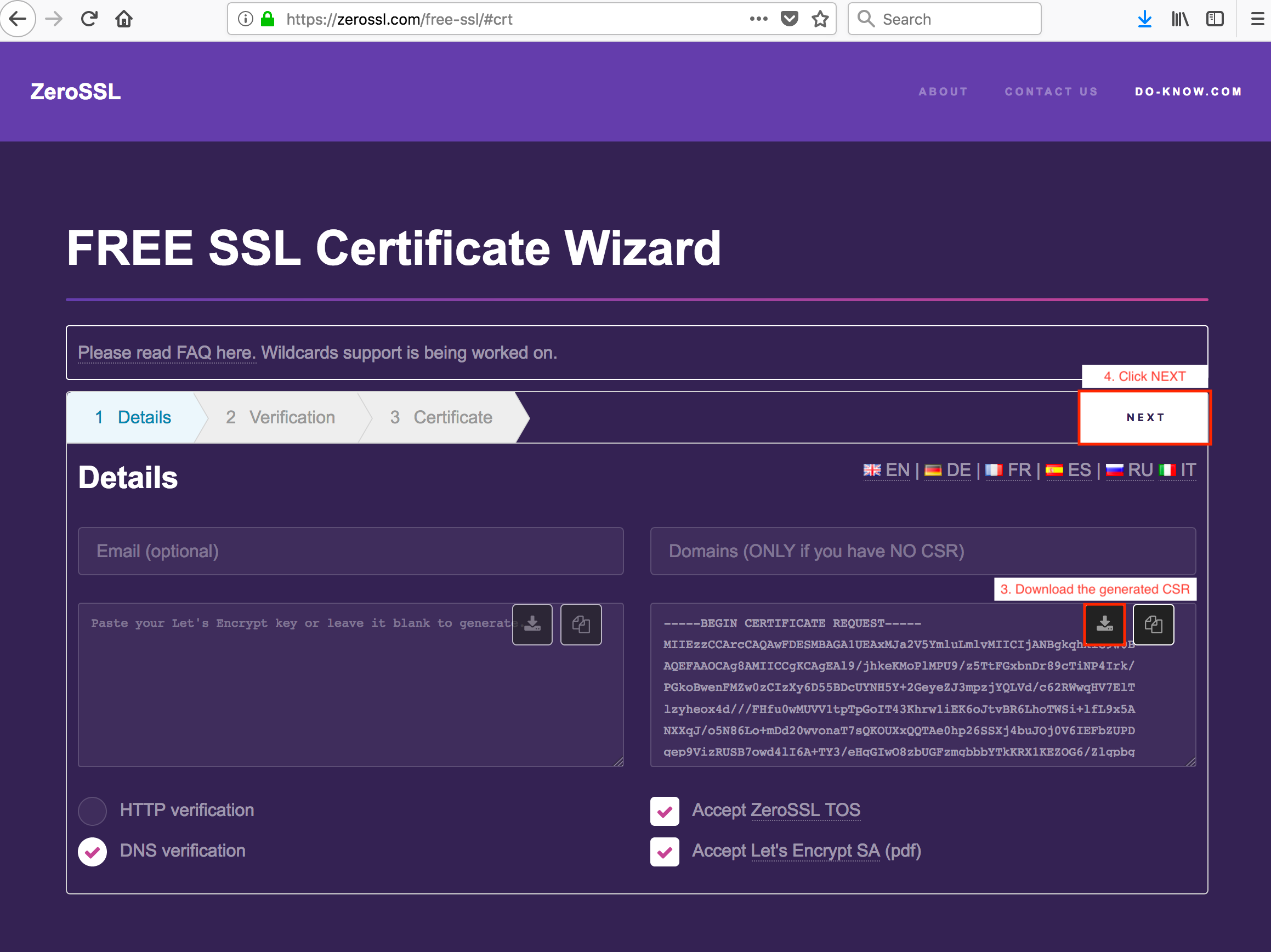 Generate a Java KeyStore from Let's Encrypt for Java web applications