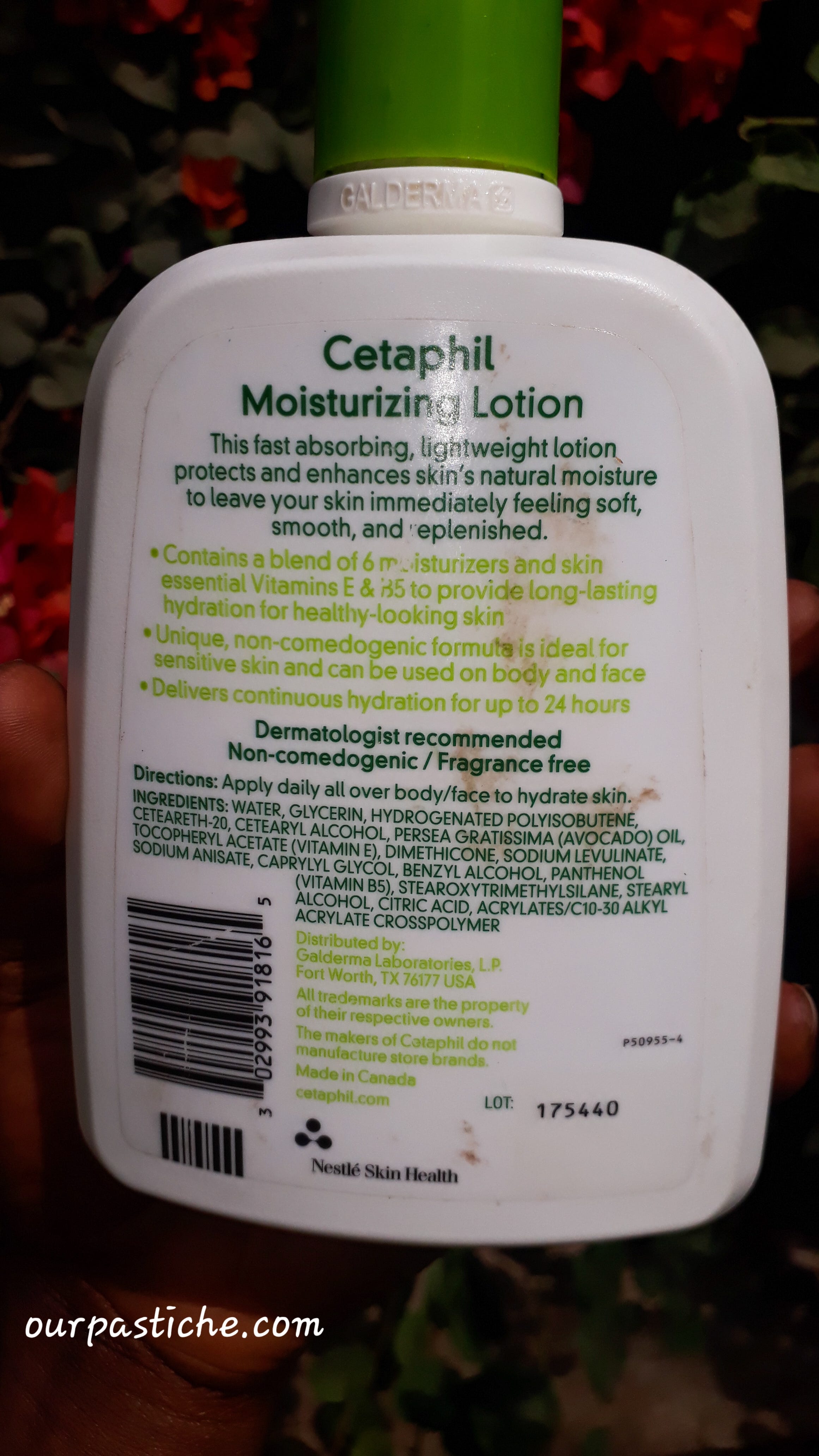 cetaphil moisturizer contents