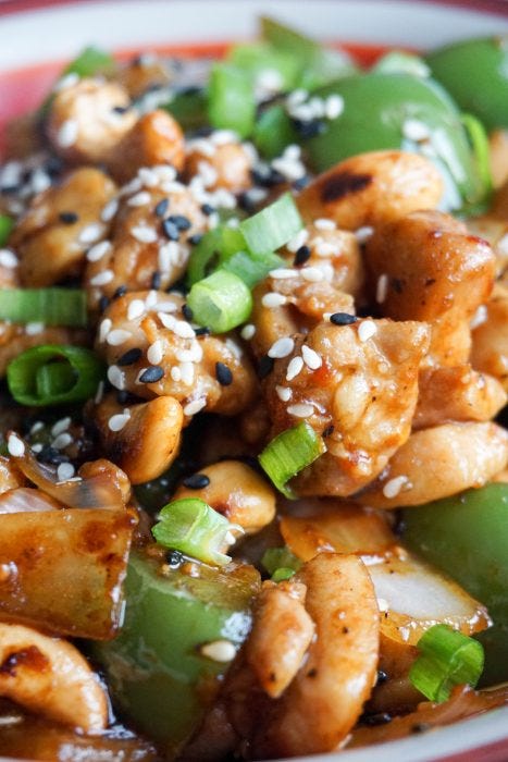 Easy Keto Cashew Chicken