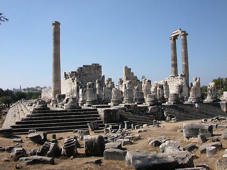 The temple of Apollo at Didyma