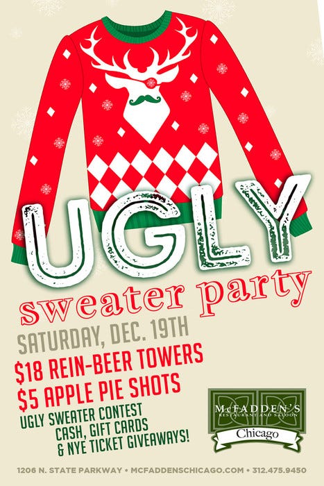 cocktail party sweaters