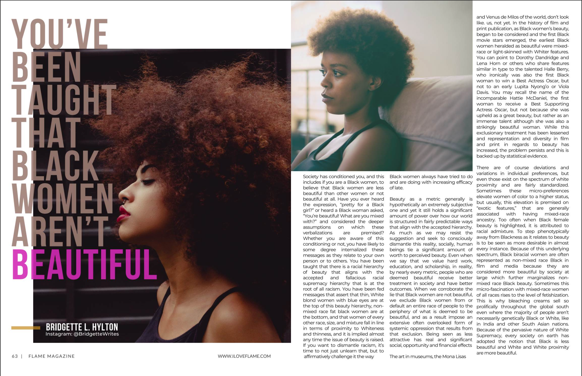 You Ve Been Taught That Black Women Aren T Beautiful Bridgette L Hylton Medium You Ve Been Taught That Black Women Aren T Beautiful Bridgette L Hylton Medium