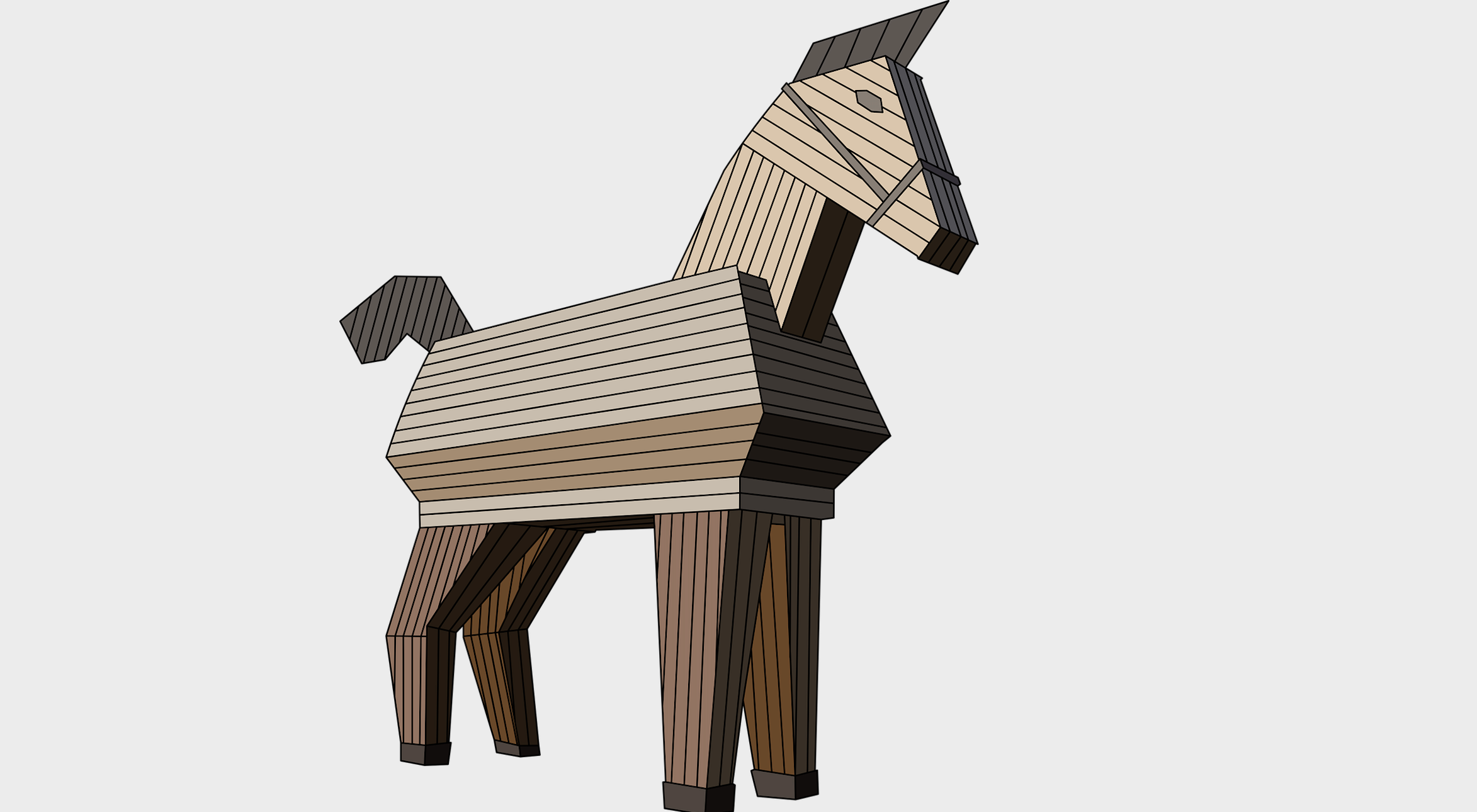 If Troy Had A Realistic Reaction To The Trojan Horse By Colin Ivers Slackjaw Medium