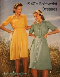 1940 dresses