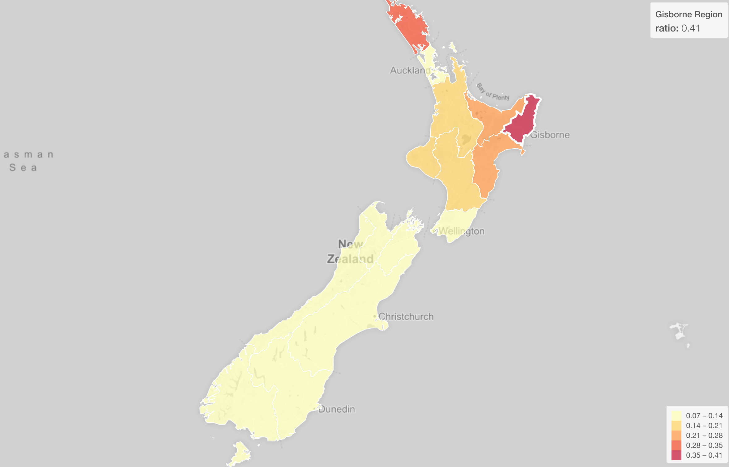 Where Minorities Live In New Zealand By Kan Nishida Learn Data Science